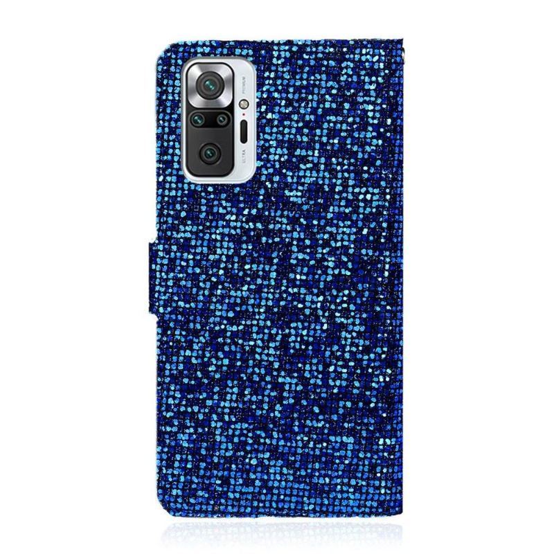 Etui Folio do Xiaomi Redmi Note 10 Pro Brokatowe Etui Na Karty