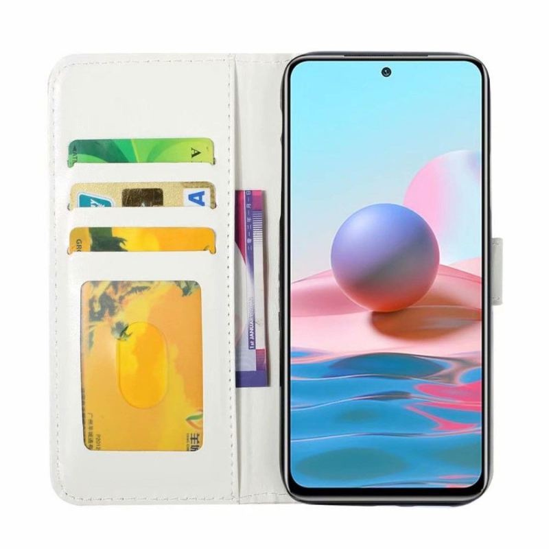 Etui Folio do Xiaomi Redmi Note 10 Pro Marmurowa Geometria