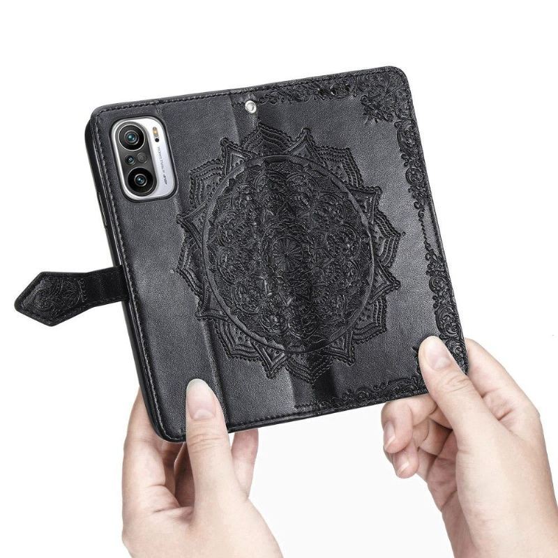 Etui Folio do Xiaomi Redmi Note 10 Pro Obrzeża Mandala Relief