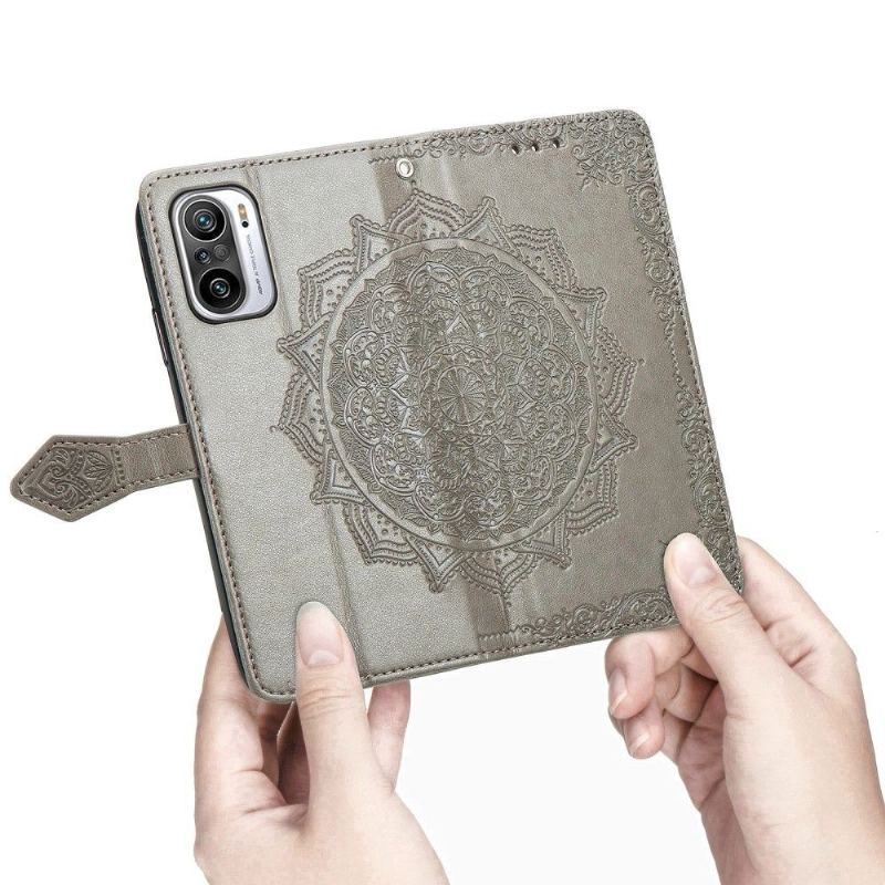 Etui Folio do Xiaomi Redmi Note 10 Pro Obrzeża Mandala Relief