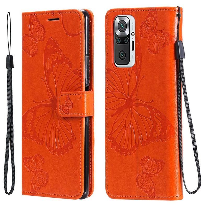 Etui Folio do Xiaomi Redmi Note 10 Pro Obsługa Funkcji Motyli