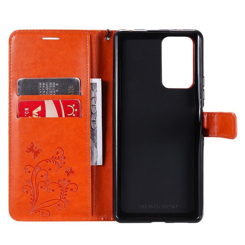 Etui Folio do Xiaomi Redmi Note 10 Pro Obsługa Funkcji Motyli