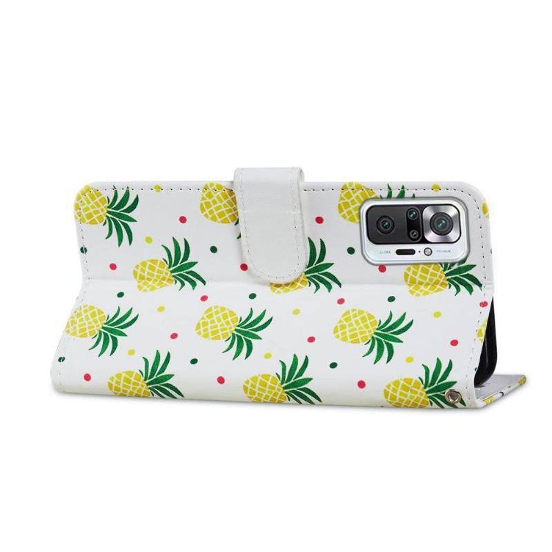 Etui Folio do Xiaomi Redmi Note 10 Pro Pl Ananas