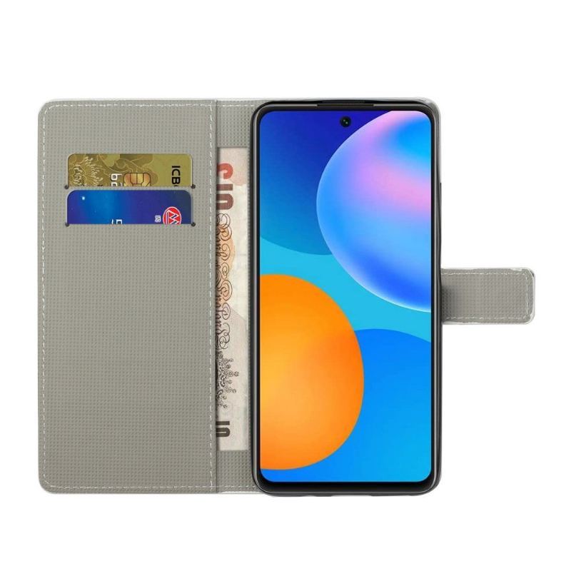 Etui Folio do Xiaomi Redmi Note 10 Pro Śpiąca Sowa