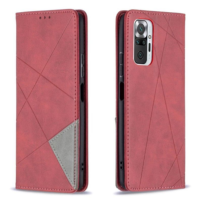 Etui Folio do Xiaomi Redmi Note 10 Pro Skórzane Etui Na Karty W Stylu Célinia