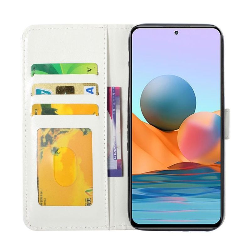 Etui Folio do Xiaomi Redmi Note 10 Pro Trójkąty Wzór