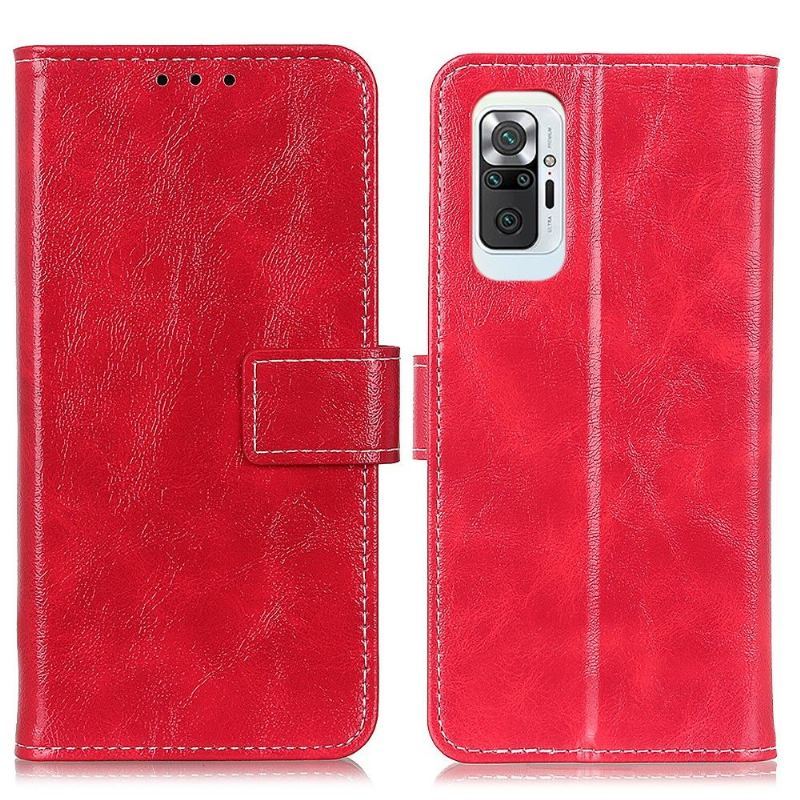 Etui Na Telefon Pokrowce do Xiaomi Redmi Note 10 Pro Biznes Luksusowe Szwy Z Efektem Skóry