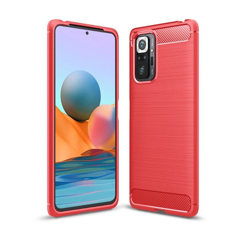 Futerały do Xiaomi Redmi Note 10 Pro Elastyczny Efekt Szczotkowany