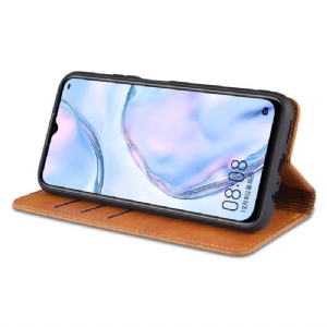 Etui do Vivo Y72 5G Obrzeża Portfel Azns Sztuczna Skóra