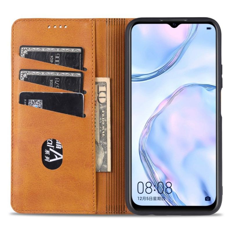 Etui do Vivo Y72 5G Obrzeża Portfel Azns Sztuczna Skóra