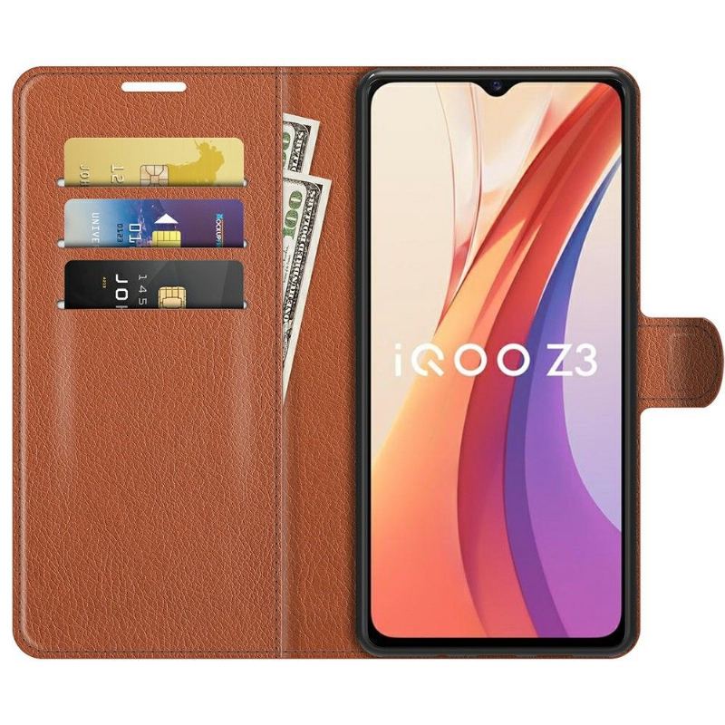 Etui Folio do Vivo Y72 5G Classic Portfel Style Skórzane