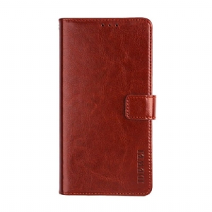 Etui Folio do Vivo Y72 5G Classic Skórzany Futerał Idewei Folio Efekt Skóry