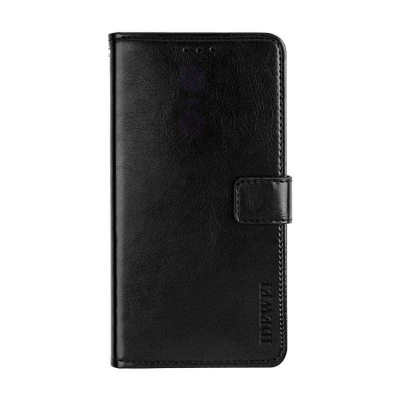 Etui Folio do Vivo Y72 5G Classic Skórzany Futerał Idewei Folio Efekt Skóry