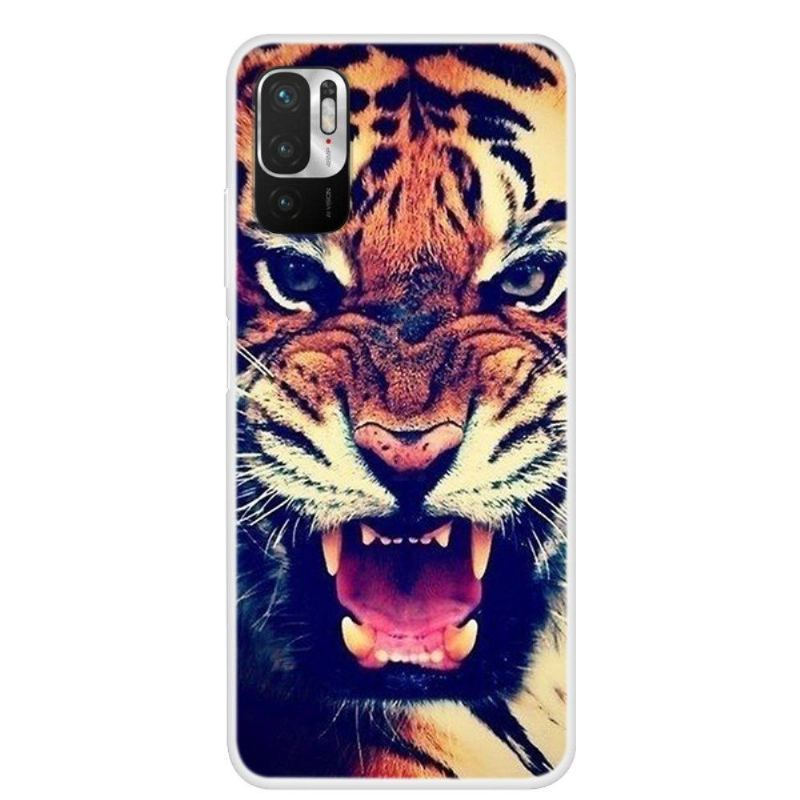 Etui do Xiaomi Redmi Note 10 5G / Poco M3 Pro Fierce Tiger