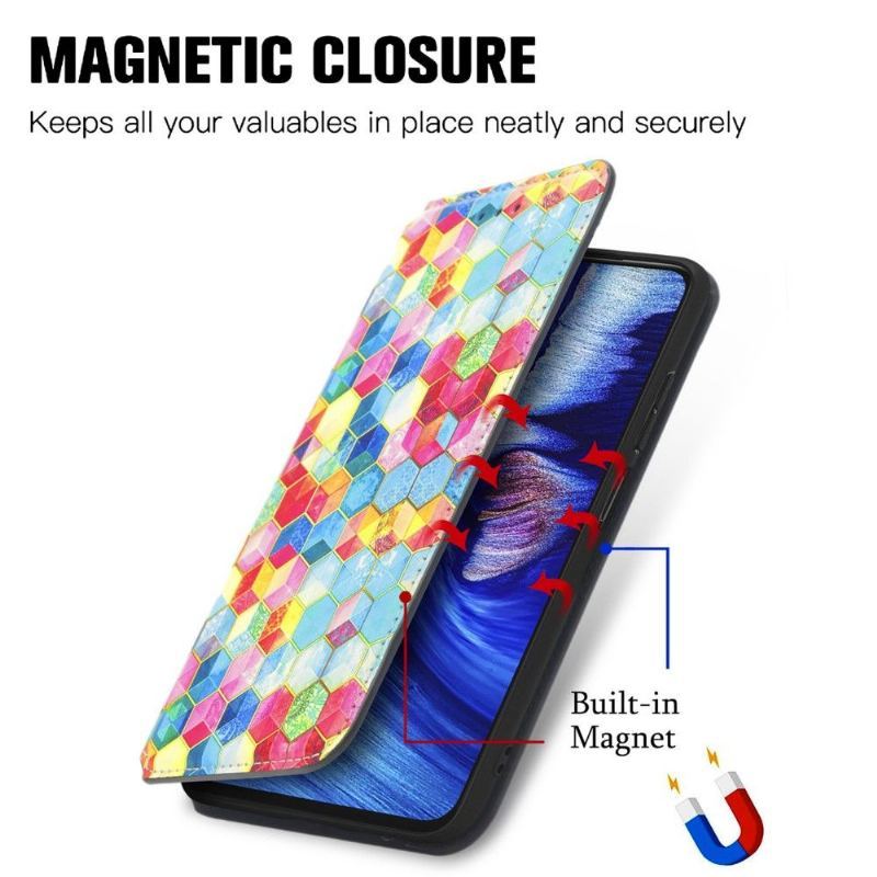 Etui Folio do Xiaomi Redmi Note 10 5G / Poco M3 Pro Cube 3d