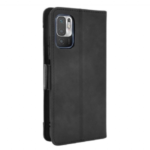 Etui Folio do Xiaomi Redmi Note 10 5G / Poco M3 Pro Premium Z Posiadaczem Karty