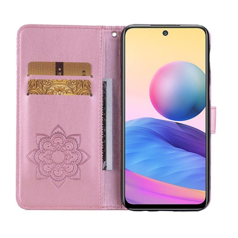 Etui Folio do Xiaomi Redmi Note 10 5G / Poco M3 Pro Wytłaczana Sowa