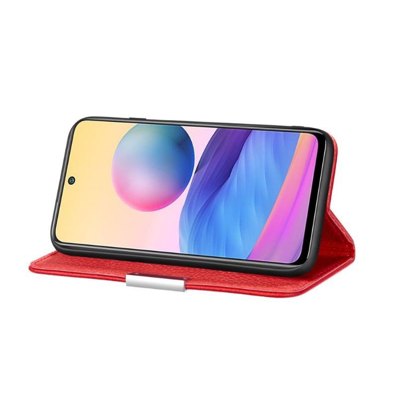 Etui Na Telefon do Xiaomi Redmi Note 10 5G / Poco M3 Pro Obrzeża Etui Folio Ziarnista Sztuczna Skóra