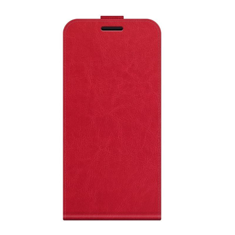 Skórzany Futerał do Xiaomi Redmi Note 10 5G / Poco M3 Pro Etui Folio Ze Sztucznej Skóry W Pionie