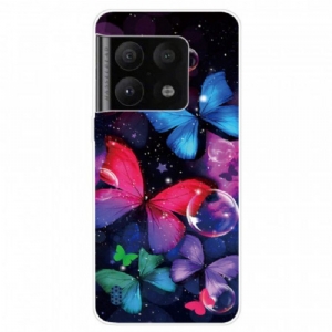 Etui do OnePlus 10 Pro 5G Elastyczne Motyle