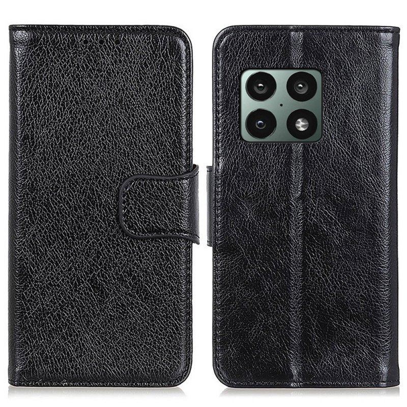 Etui Folio do OnePlus 10 Pro 5G Dwoina Skóry Nappa