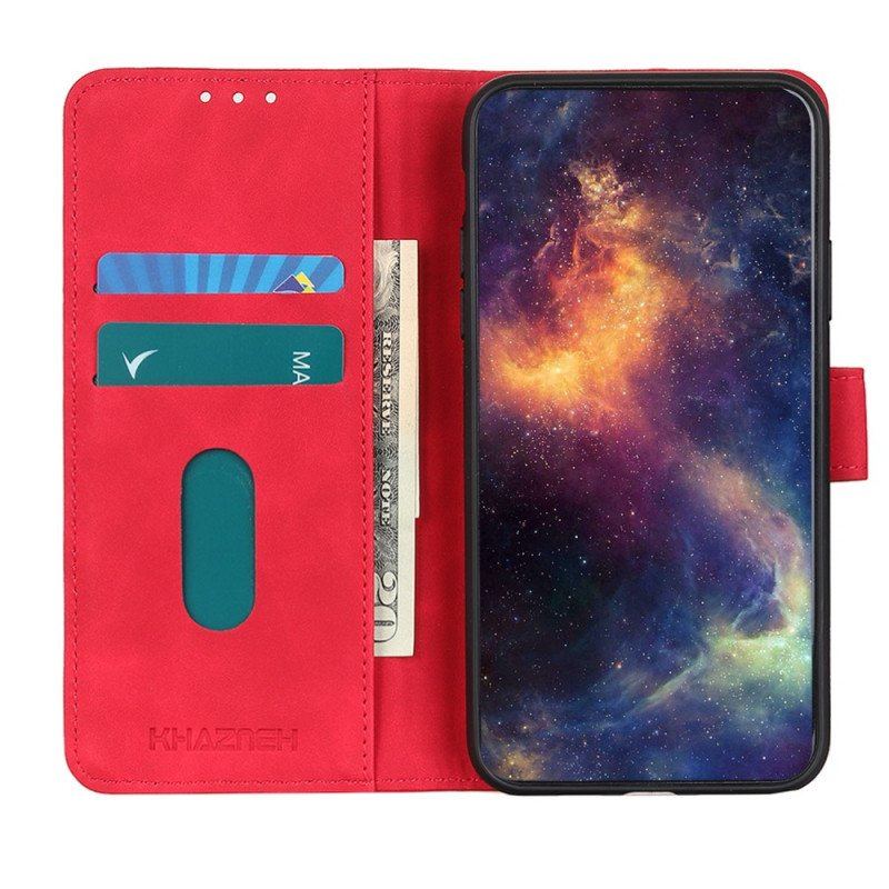 Etui Folio do OnePlus 10 Pro 5G Matowy Efekt Skóry Vintage Khazneh