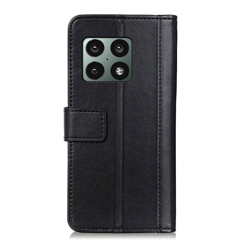 Etui Folio do OnePlus 10 Pro 5G Wersja Kolorowa Efekt Skóry