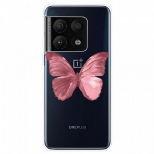 Futerały do OnePlus 10 Pro 5G Różowy Wąż Motylkowy