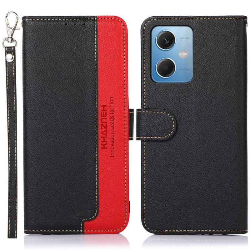 Etui Folio do Poco X5 5G Rfid Khazneh