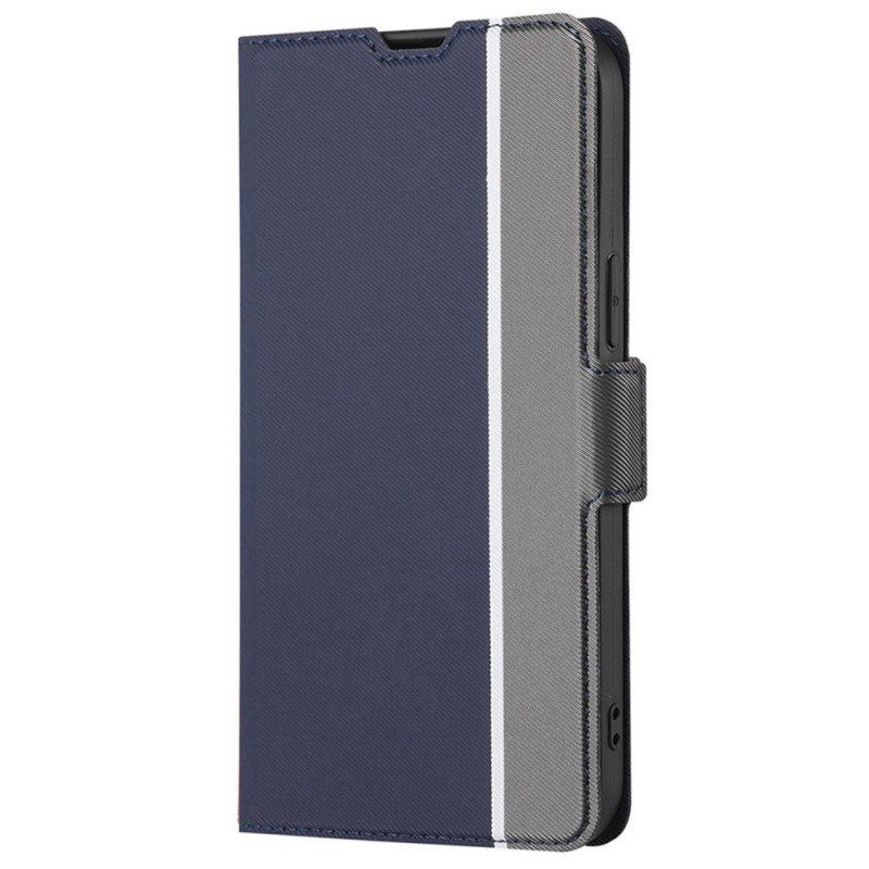 Etui Folio do Poco X5 5G Ultra Cienki Dwukolorowy