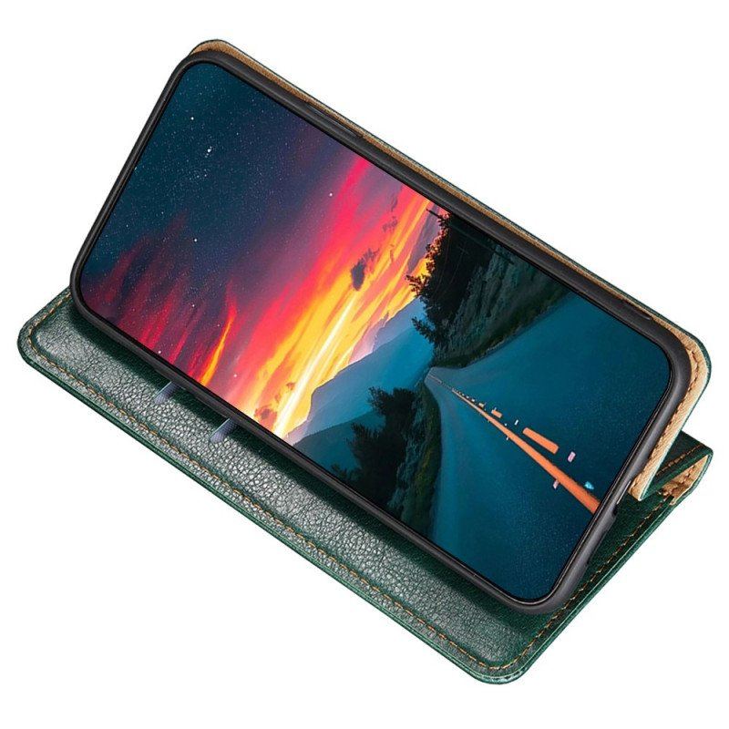 Etui Na Telefon do Poco X5 5G Etui Folio Przeszycia Ze Sztucznej Skóry