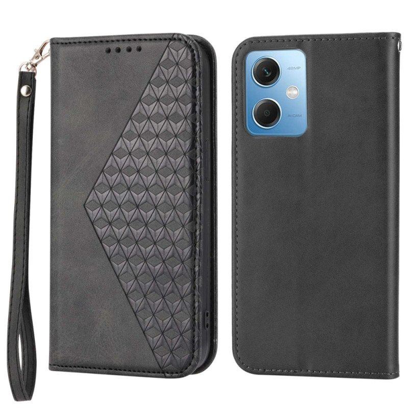 Etui Na Telefon do Poco X5 5G Etui Folio Styl Skórzany Wzór 3d