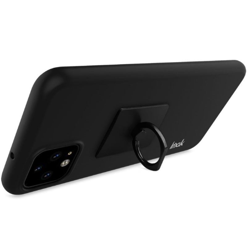 Google Pixel 4 Xl - Etui Z Podpórką + Szkło Hartowane - Czarny Metal