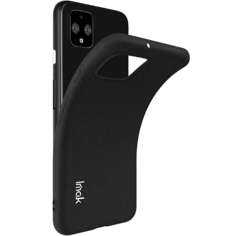 Google Pixel 4 Xl - Etui Z Podpórką + Szkło Hartowane - Matowa Czerń