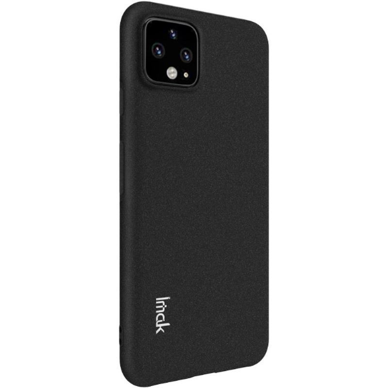 Google Pixel 4 Xl - Etui Z Podpórką + Szkło Hartowane - Matowa Czerń