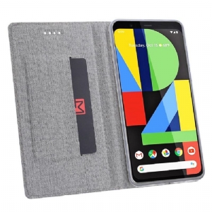 Skórzany Futerał do Google Pixel 4 XL Anti-fall Braces Support Function