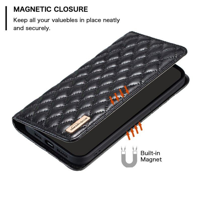 Etui Na Telefon do Xiaomi 13 Lite Etui Folio Kolorystyka Binfen Pikowana