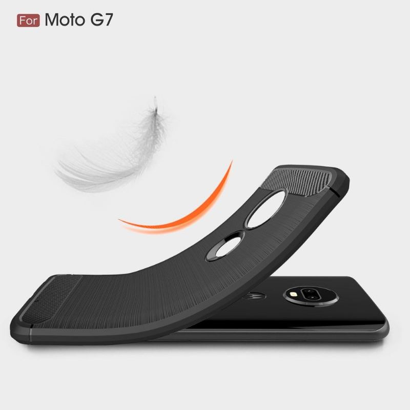 Etui do Motorola Moto G7 Classic Carbon Brushed Gel