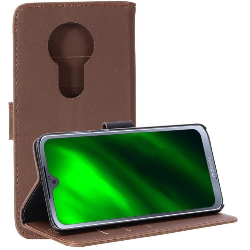 Etui do Motorola Moto G7 Classic Ze Sztucznej Skóry W Stylu Retro