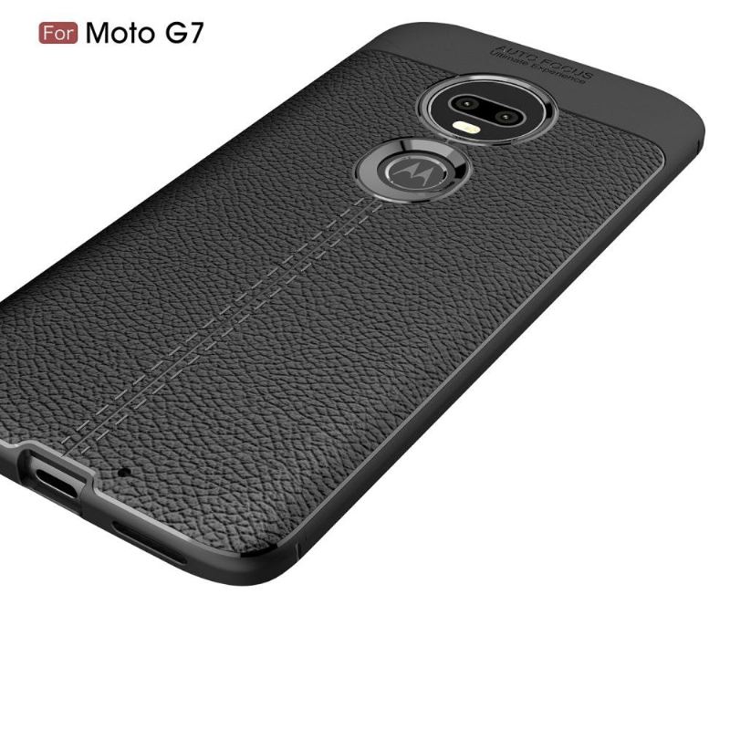 Futerały do Motorola Moto G7 Obrzeża Żel Wykończeniowy Ze Sztucznej Skóry