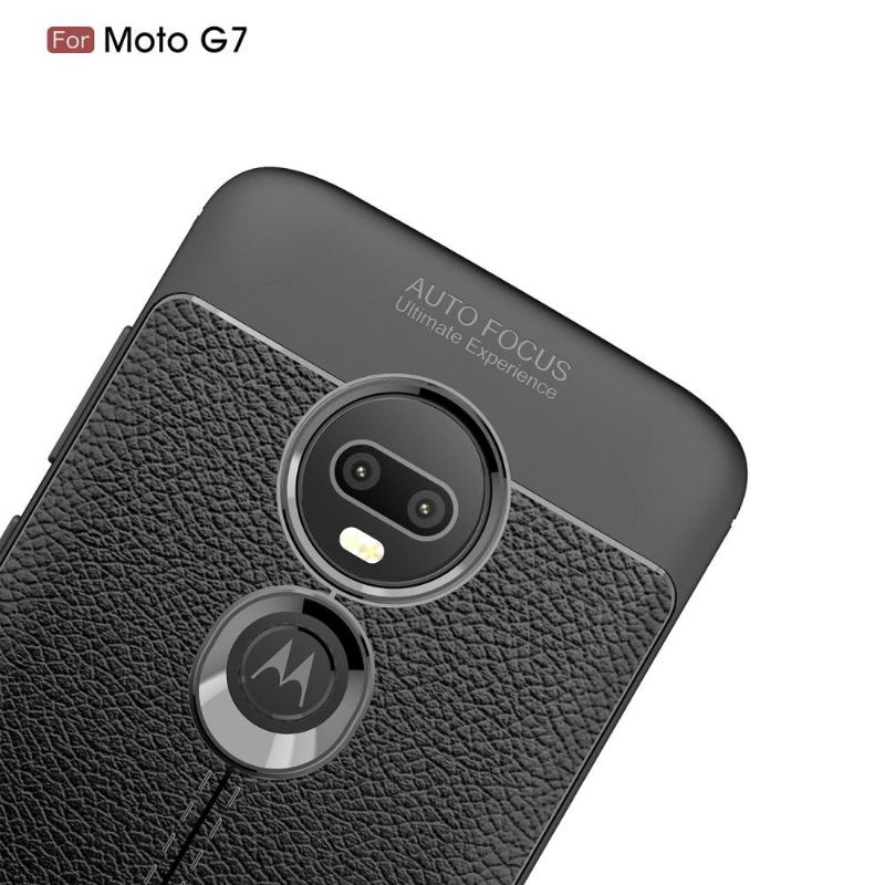 Futerały do Motorola Moto G7 Obrzeża Żel Wykończeniowy Ze Sztucznej Skóry