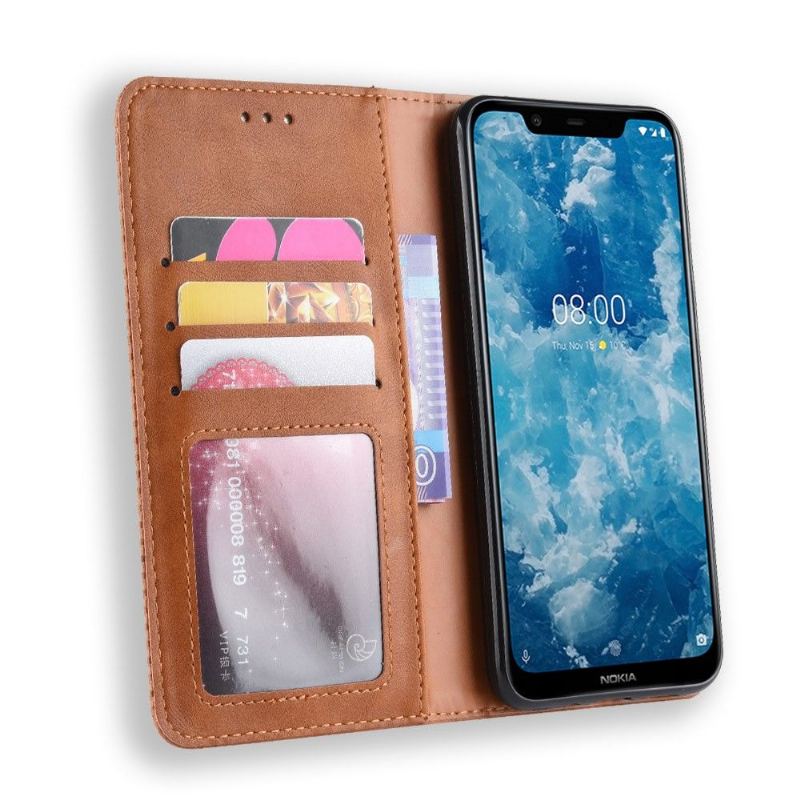 Etui do Nokia 8.1 Skóra Styl Le Cirénius