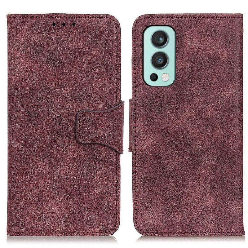 Case do OnePlus Nord 2 5G Biznes Edouard Faux Leather Vintage