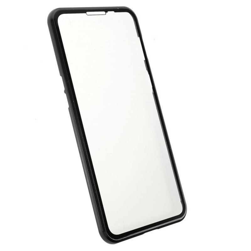 Etui do OnePlus Nord 2 5G Dwustronne Magnetyczne Szkło Hartowane I Metal