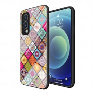 Etui do OnePlus Nord 2 5G Kalejdoskop Mandala Ze Stojakiem