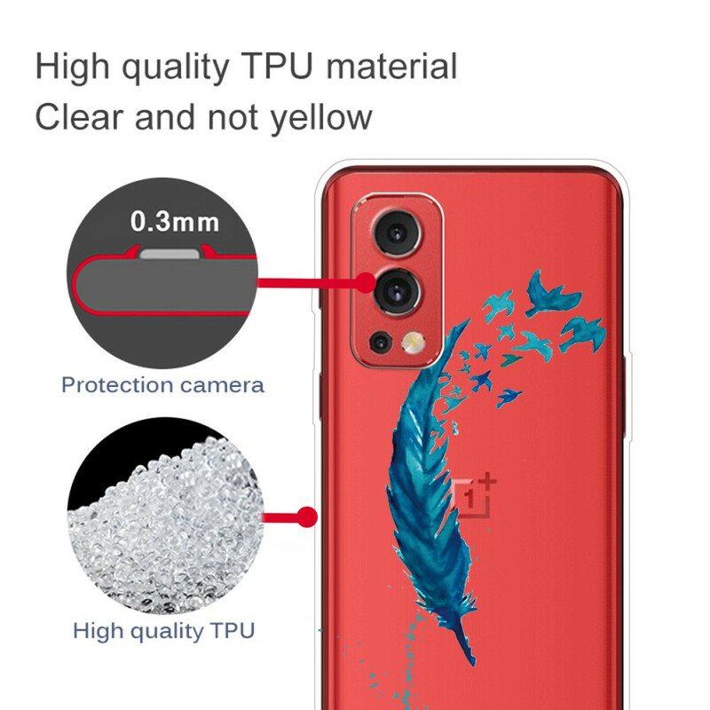 Etui do OnePlus Nord 2 5G Piękne Piórko