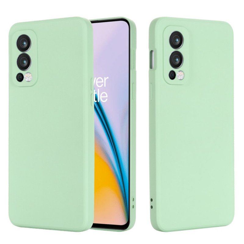 Etui do OnePlus Nord 2 5G Płynny Silikon Ze Smyczą