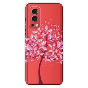 Etui do OnePlus Nord 2 5G Przezroczyste Drzewo Motyli