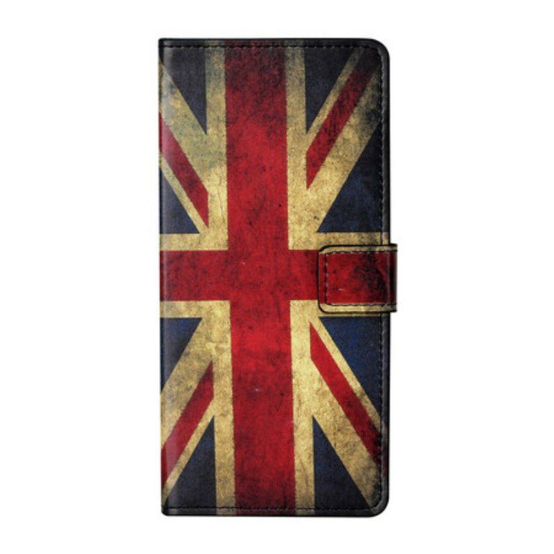 Etui Folio do OnePlus Nord 2 5G Flaga Anglii