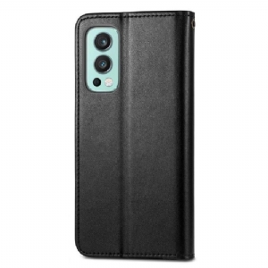 Etui Folio do OnePlus Nord 2 5G Indila Etui Na Karty Ze Sztucznej Skóry